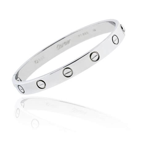 sterling silver cartier love bracelet replica|cartier love bracelet inside engraving.